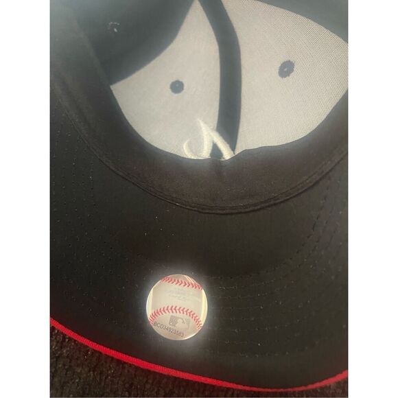 OC Sports Team MLB A's Baseball Hat Black Red Youth Size - Picture 10 of 12